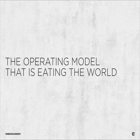 The Operating Model That is Eating the World