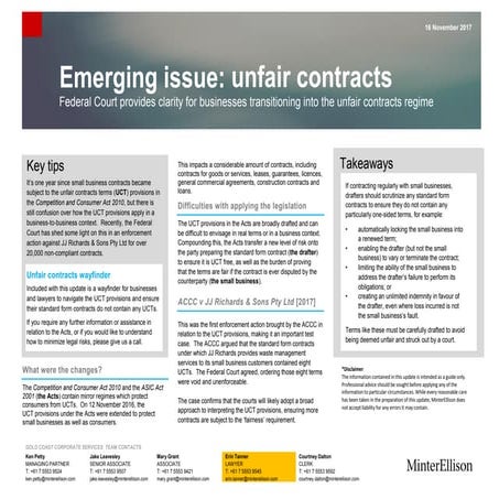 UCT wayfinder - new guidance for businesses still transitioning to the unfair...