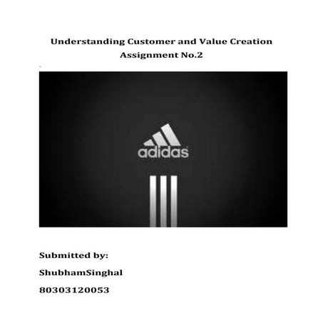 Marketing assignment on Analysis of  adidas
