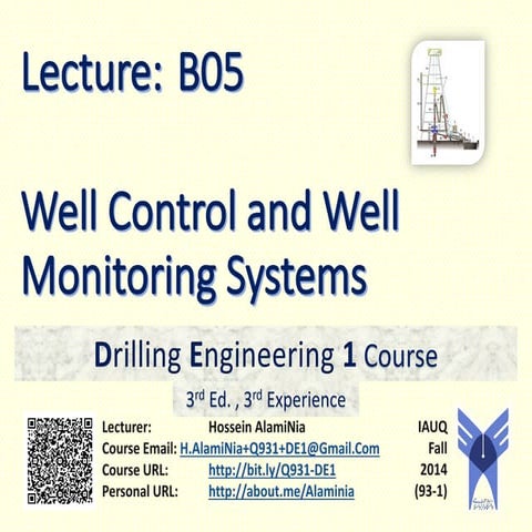 Well Control and Well Monitoring Systems