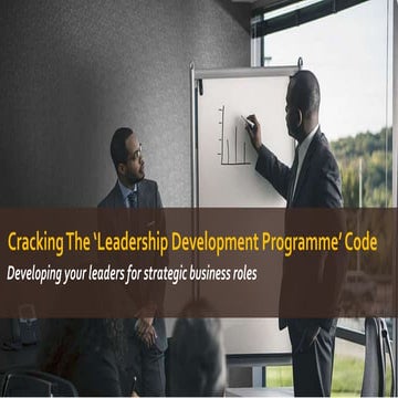 Cracking The Leadership Development Programme Code