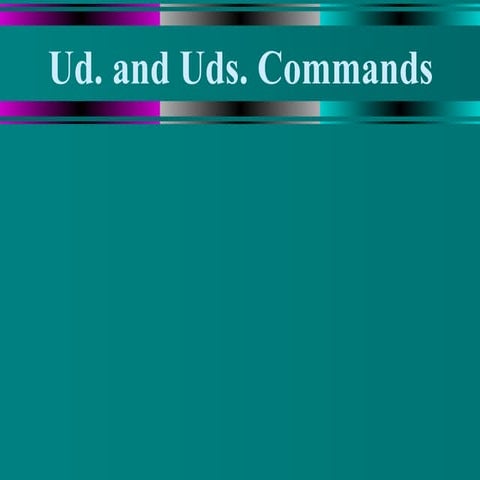 Ud uds-commands