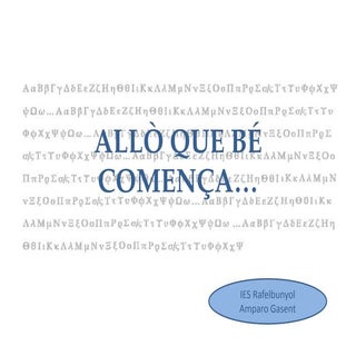 Allò que bé comença...