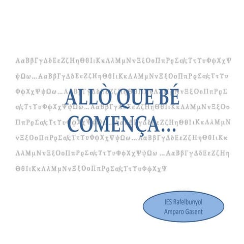 Allò que bé comença...