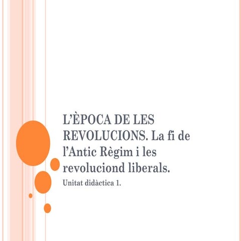 Mapa conceptual Antic Règim. | PPT