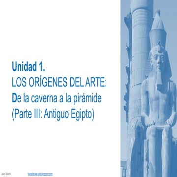 Ud 1.3 Arte del Antiguo Egipto
