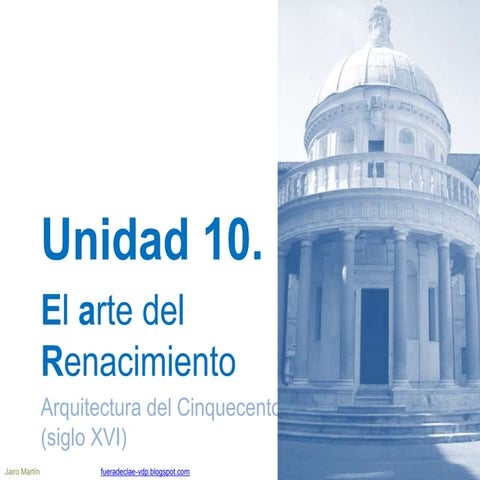 Ud 10 renacimiento arquitectura cinquecento