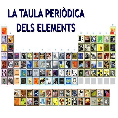 UD 1 LA TAULA PERIÒDICA