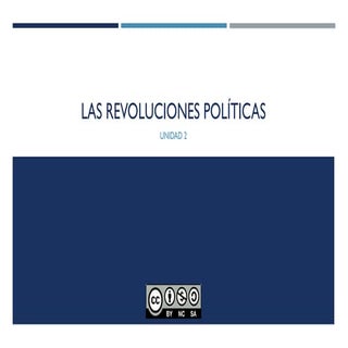 UD 2 Las revoluciones políticas