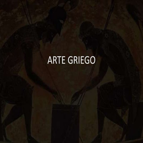 Ud3.  El arte griego. Introducción y Arquitectura