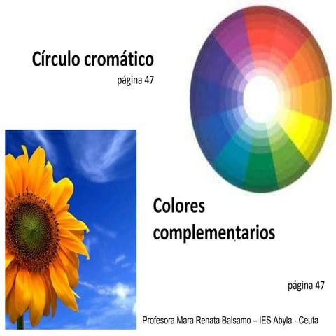 Colores complementarios | PPTX