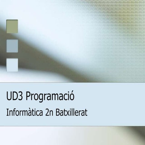 UD3 Programació