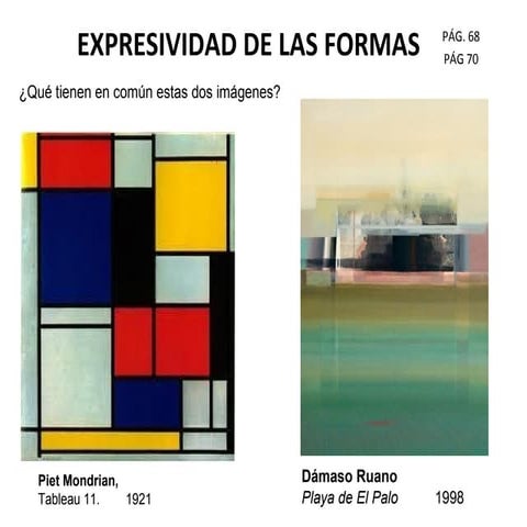 Expresividad y relaciones espaciales entre  formas pps