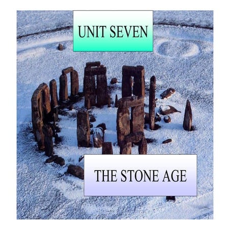 Unit Seven: The Stone Age