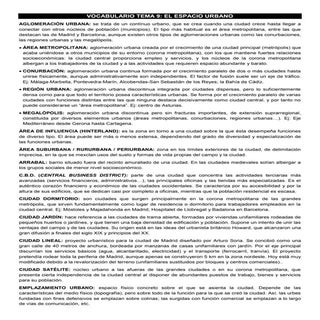 Ud9. espacios urbanos vocabulario