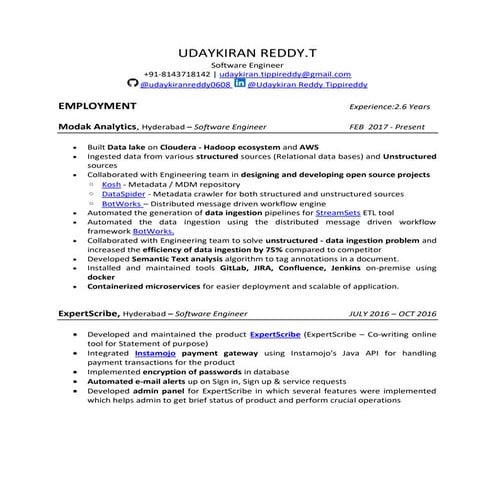 Udaykiran tippireddy resume_n