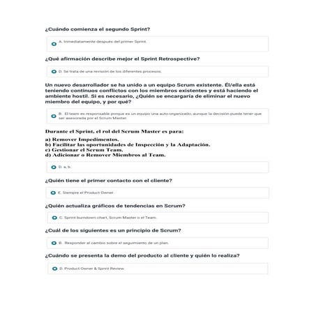 Scrum Master - Ejercicios 3 Udemy