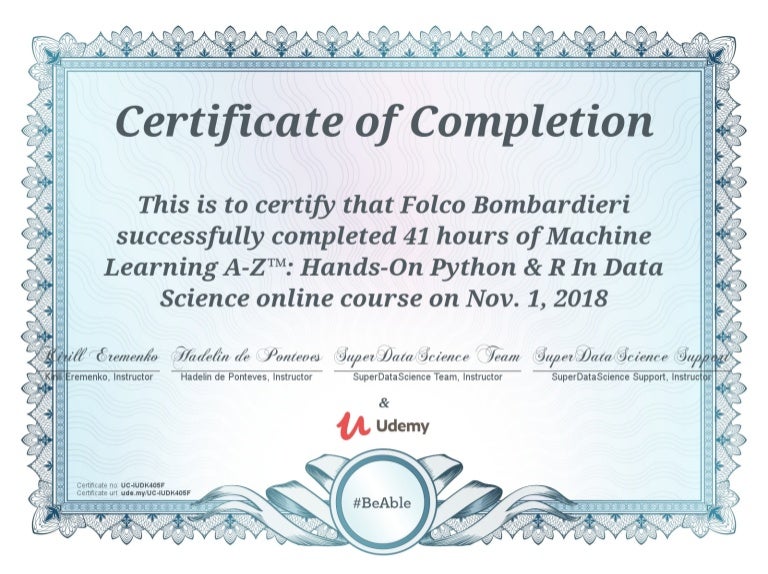 machine learning with python and r