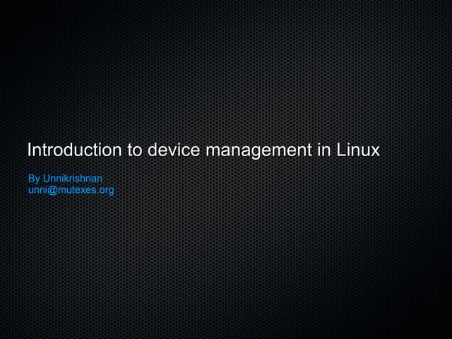 Udev