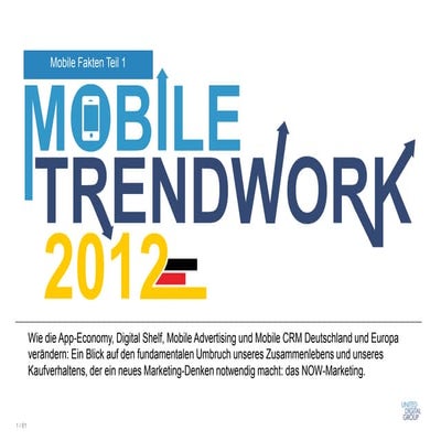 Mobile Trendwork 2012 - UDG Mobile Specialists