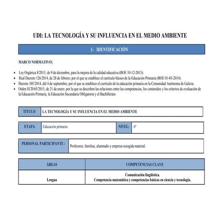 Udi con rúbrica producto final