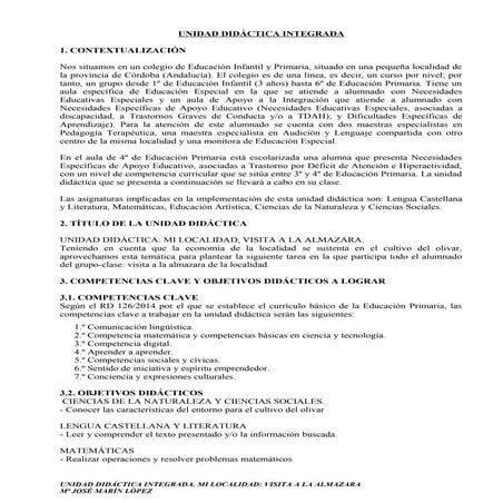 Mi localidad: visita a la almazara