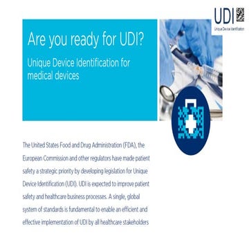 UDI in  Medical Devices