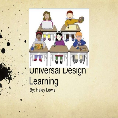 Universal Design Learning