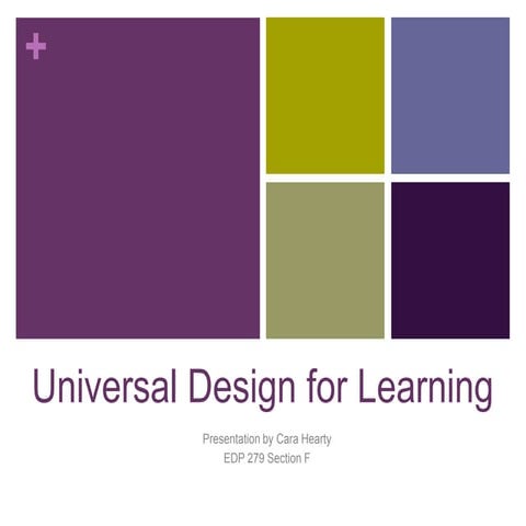 Universal Design for Learning