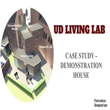 Barrier free architecture case study - Ud living lab (demonstration house)