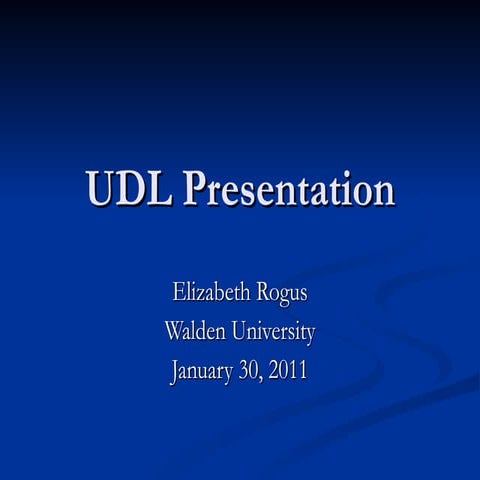 UDL Presentation
