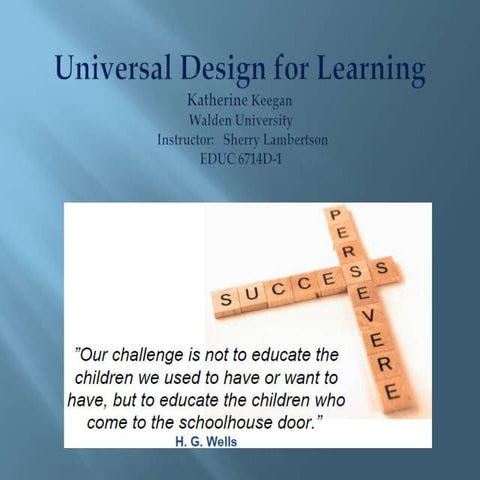 UDL presentation 