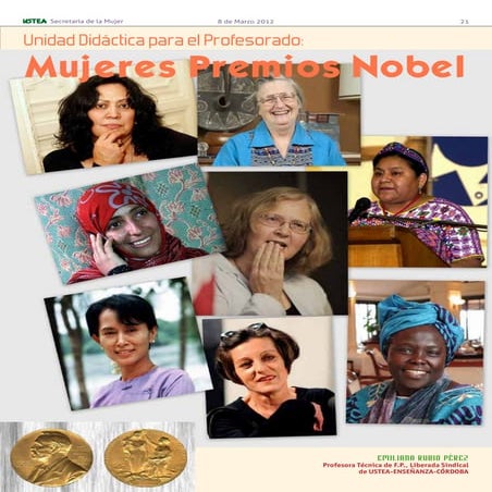 Ud mujeres premio nobel