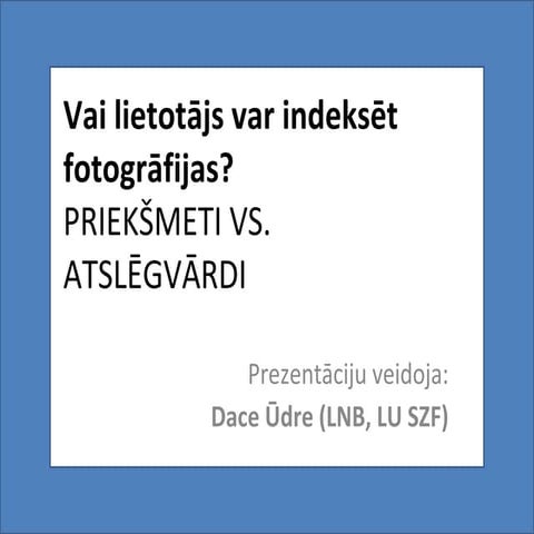 priekšmeti vs. atslēgvārdi