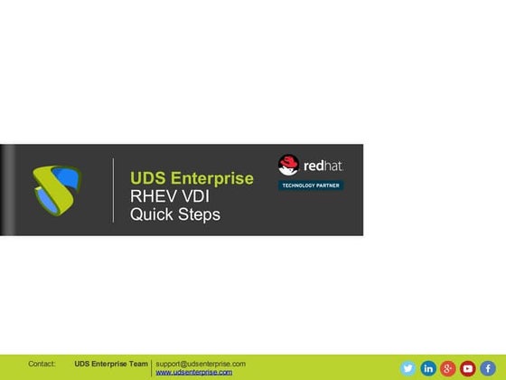 UDS Enterprise & vSphere Quick Steps | PPT
