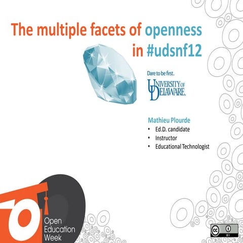 The multiple facets of openness in #udsnf12
