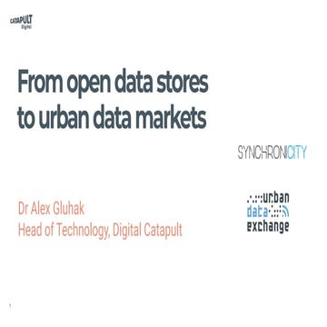 From open data stores to urban data markets