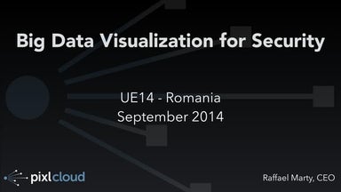 Workshop: Big Data Visualization for Security