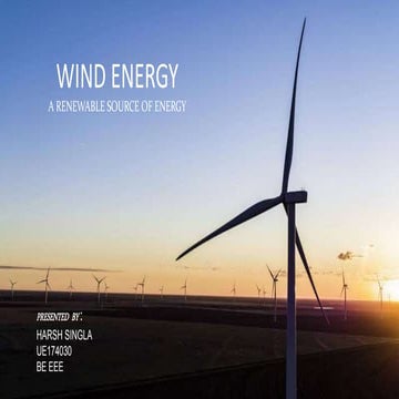 Wind Energy