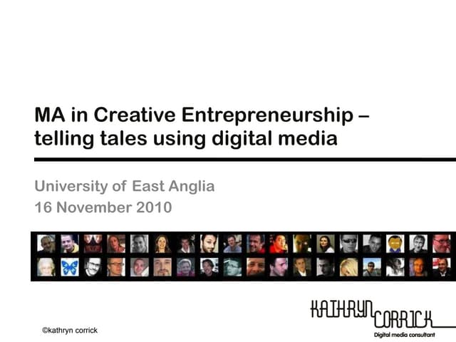 Telling tales using digital media