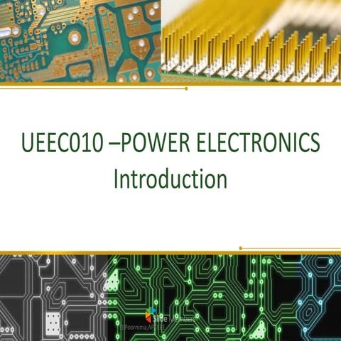Power Electronics Introduction