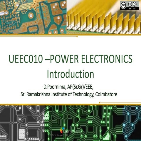 Power Electronics introduction