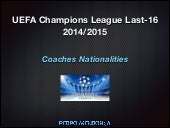 UEFA Champions League Last-16 (2014...