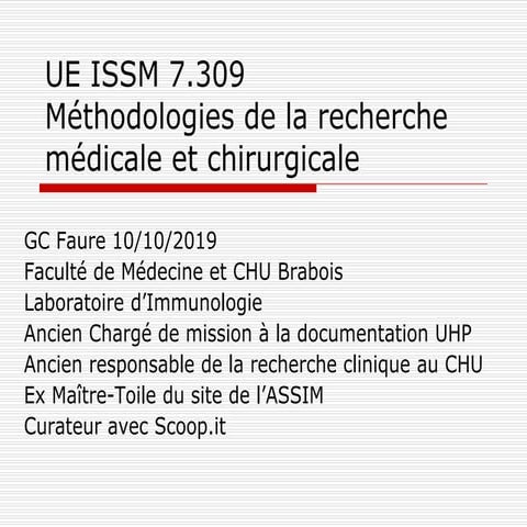 UE ISSM 7.309 GCF2019 | PPT