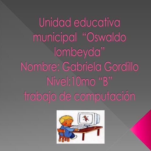 trabajo de computacion