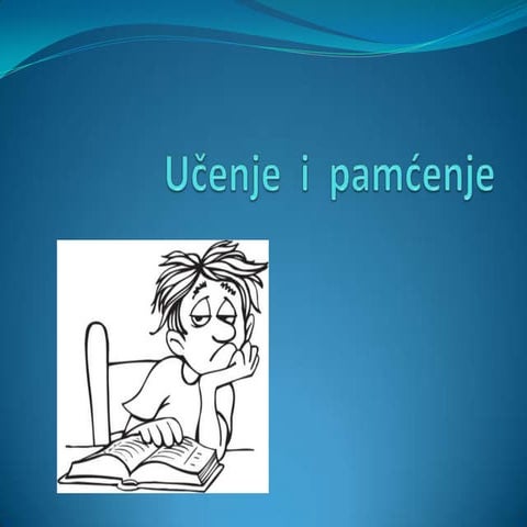 Učenje  i  pamćenje
