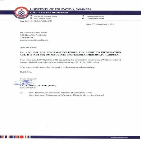 An alumnus of the Swiss Management Center (SMC) University, Kwame Simpe Ofori...