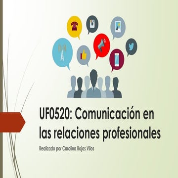 UF0520/MF0970_1 comunicación en las relaciones profesionales