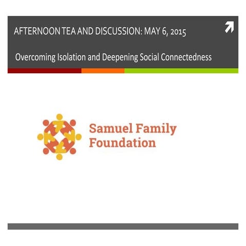 Overcoming Social Isolation and Deepening Social Connectedness - NYC Event