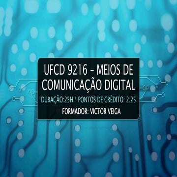 Apresentação sobre Meios de Comunicação Digital | PPTX